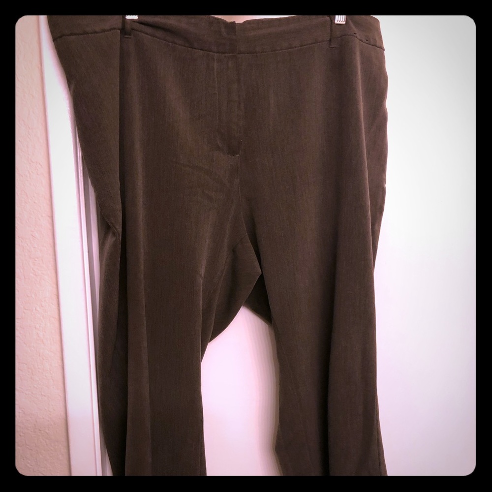 Brown work slacks